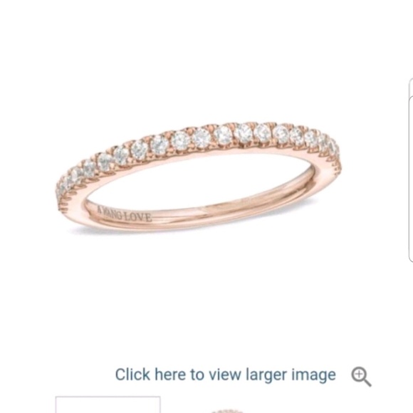 Vera Wang love Rose Gold engagement set size 7 - Picture 4 of 6